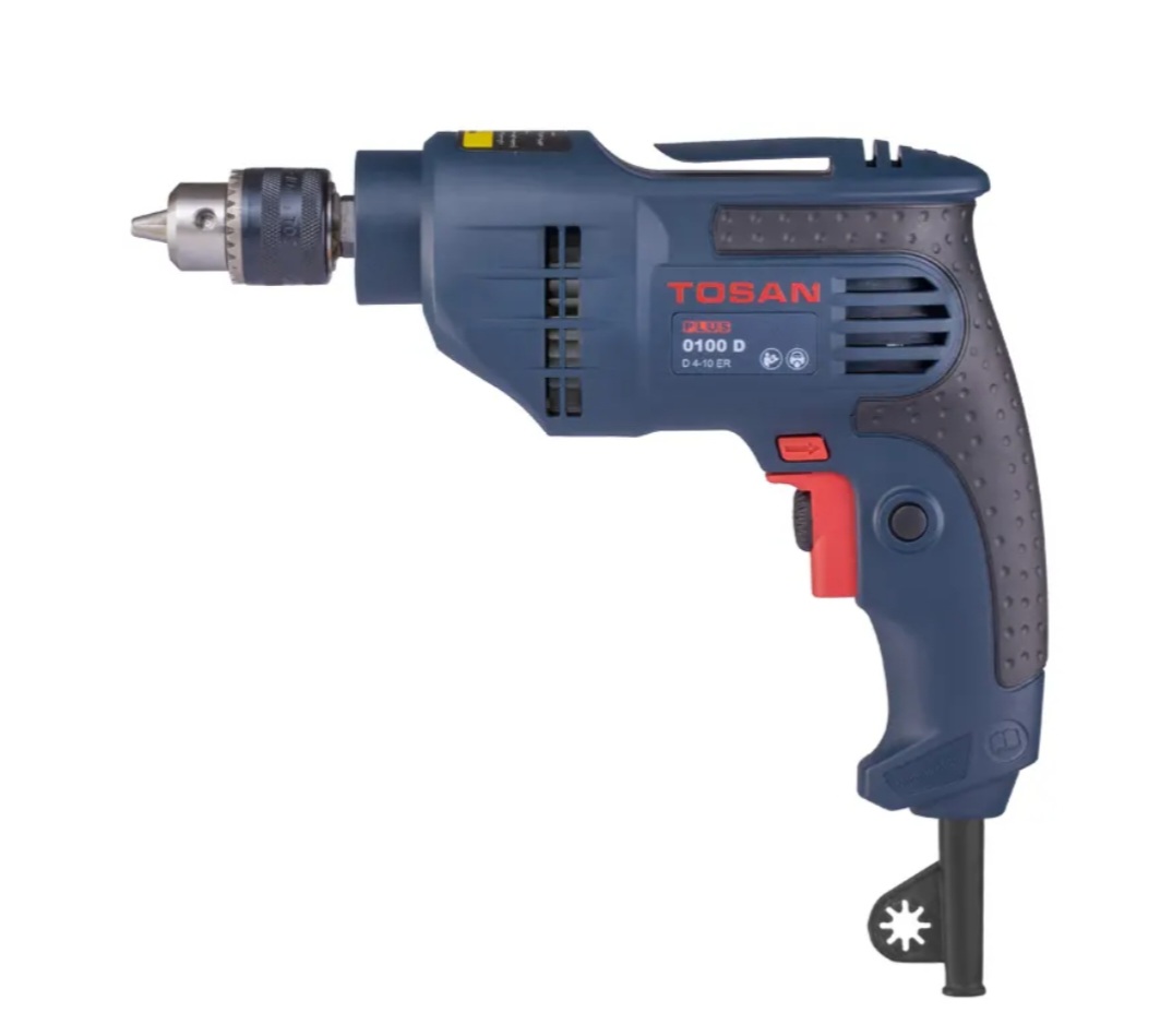 دریل 10 میلی‌متر 400 وات آچاری سری پلاس توسن مدل 0100D